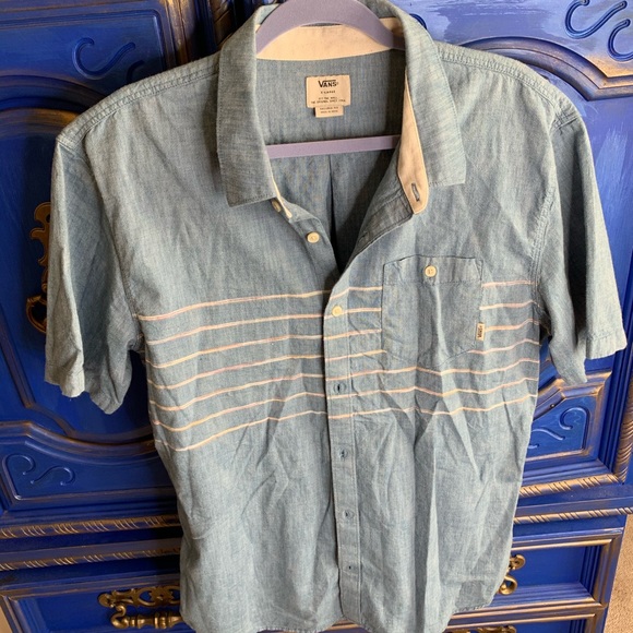 Vans Other - Vans Off the Wall Mens Button S/S Shirt Sz XL